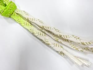 未使用品　正絹　手組帯締め